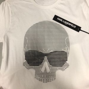 KARL LAGERFELD PARIS NWT Skull T-shirt